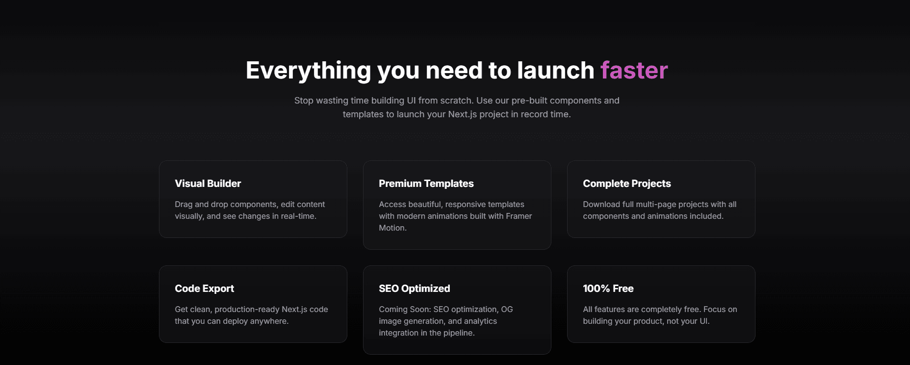 Features preview