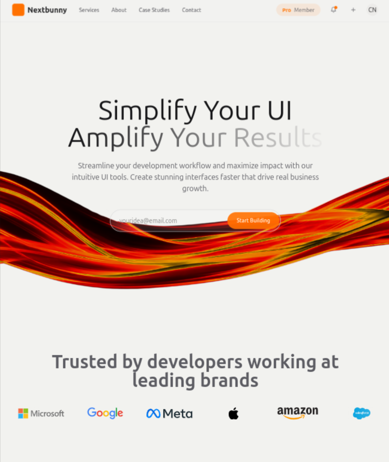 AI Generated Landing Page